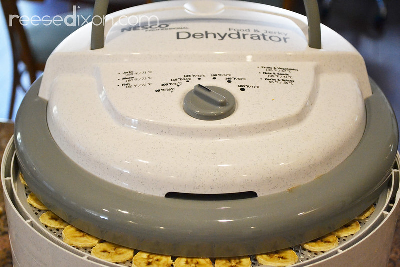 Dehydrating Bananas