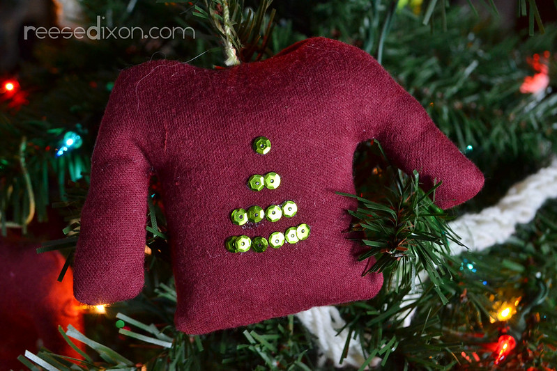 Ugly Christmas Sweater Ornament