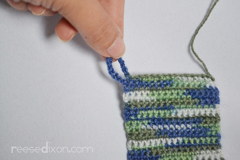 Crocheted Sock Tutorial Step 1