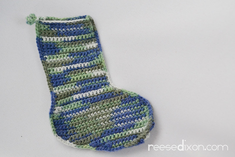 Crocheted Sock Step 3