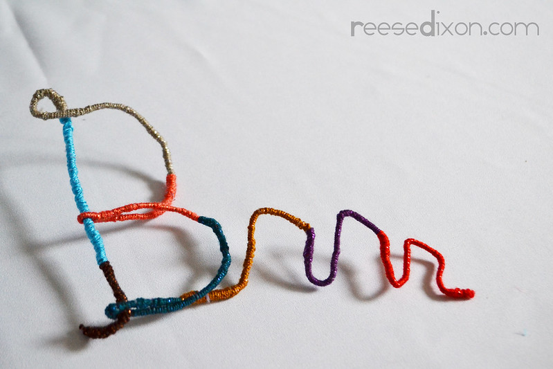 Wrapped Pipe Cleaner Words