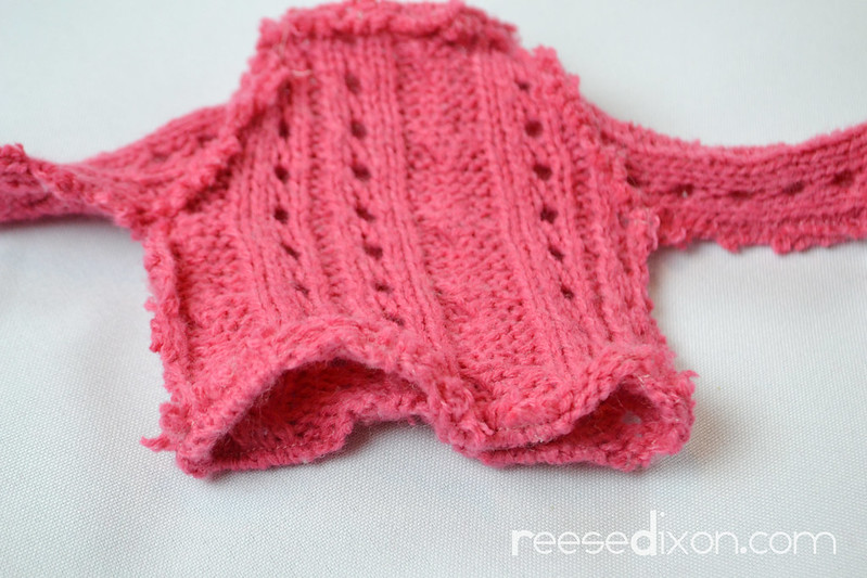 Miniature Sweater Ornament Tutorial Step 6