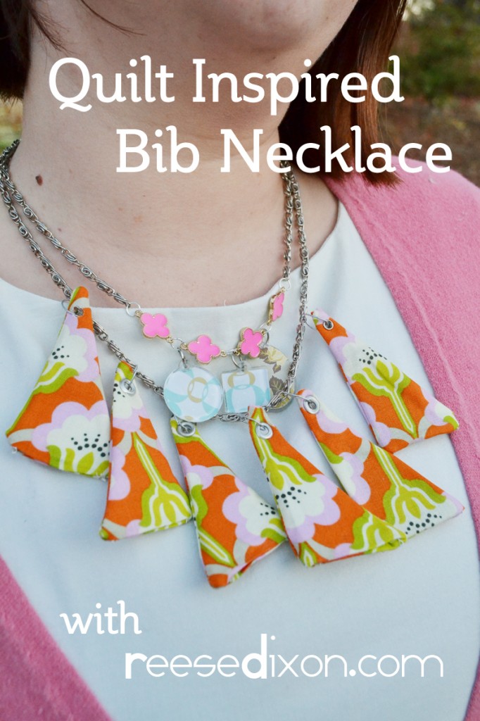 Quilt Inspired Bib Necklace