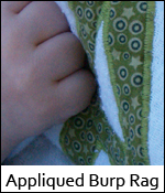 Appliqued Burp Rag