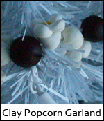 Clay Popcorn Garland