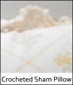 Crocheted Sham Pillow