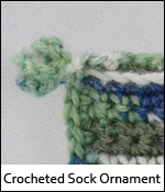 Crocheted Sock Ornament