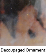 Decoupaged Ornament