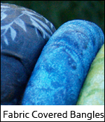 Fabric Covered Bangles