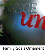 Family Goals Ornament