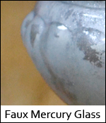 Faux Mercury Glass