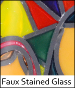 Faux Stained Glass