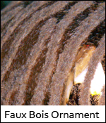 Faux Bois Ornament