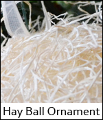Hay Ball Ornament