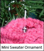 Mini Sweater Ornament