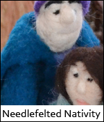 Needlefelted Nativity