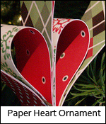 Paper Heart Ornament