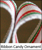 Ribbon Candy Ornament