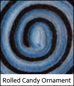 Rolled Candy Ornaments