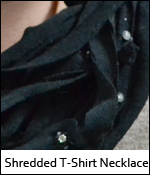Shredded Tshirt Necklace