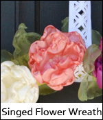 Singed Flower Wreath