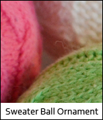 Sweater Ball Ornament