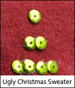 Ugly Christmas Sweater Ornament