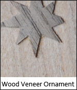 Wood Veneer Ornament