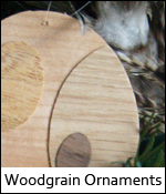 Woodgrain Ornaments