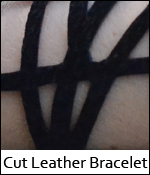 Cut Leather Bracelet