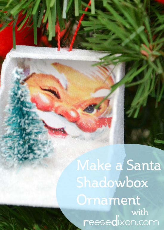 Santa Shadowbox