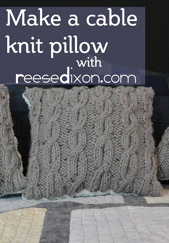 Cable Knit Pillow