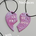 Polymer Clay Best Friend Necklaces