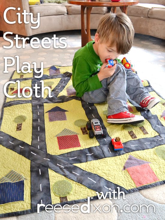 City Street Play Cloth