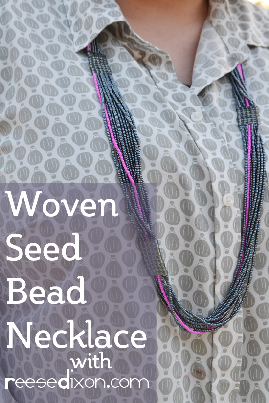 Woven Seed Bead Necklace