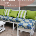 DIY Outdoor Sectional