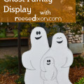 Ghost Family Yard Display