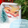 Santa Shadowbox Ornament